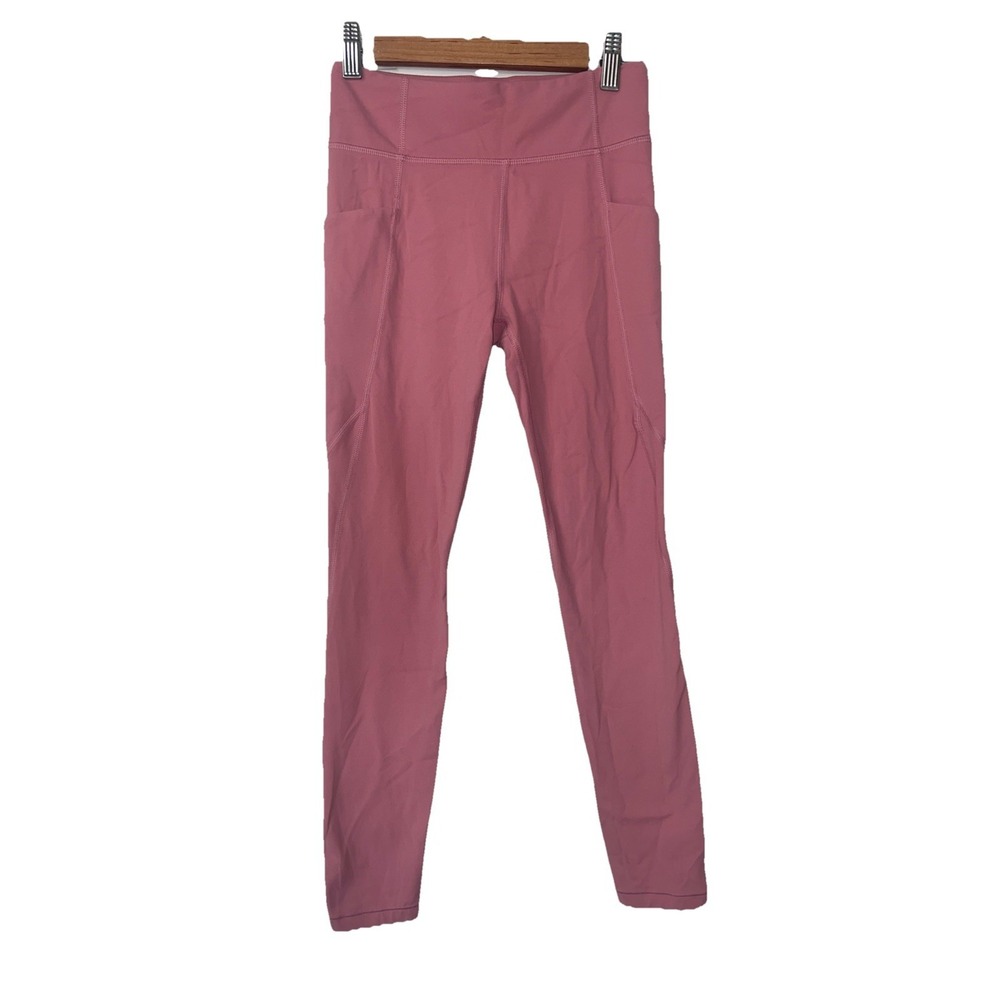 Athleta Girl Pink Large, 12 High Rise Stash Your‎ Treasures Tight Pockets